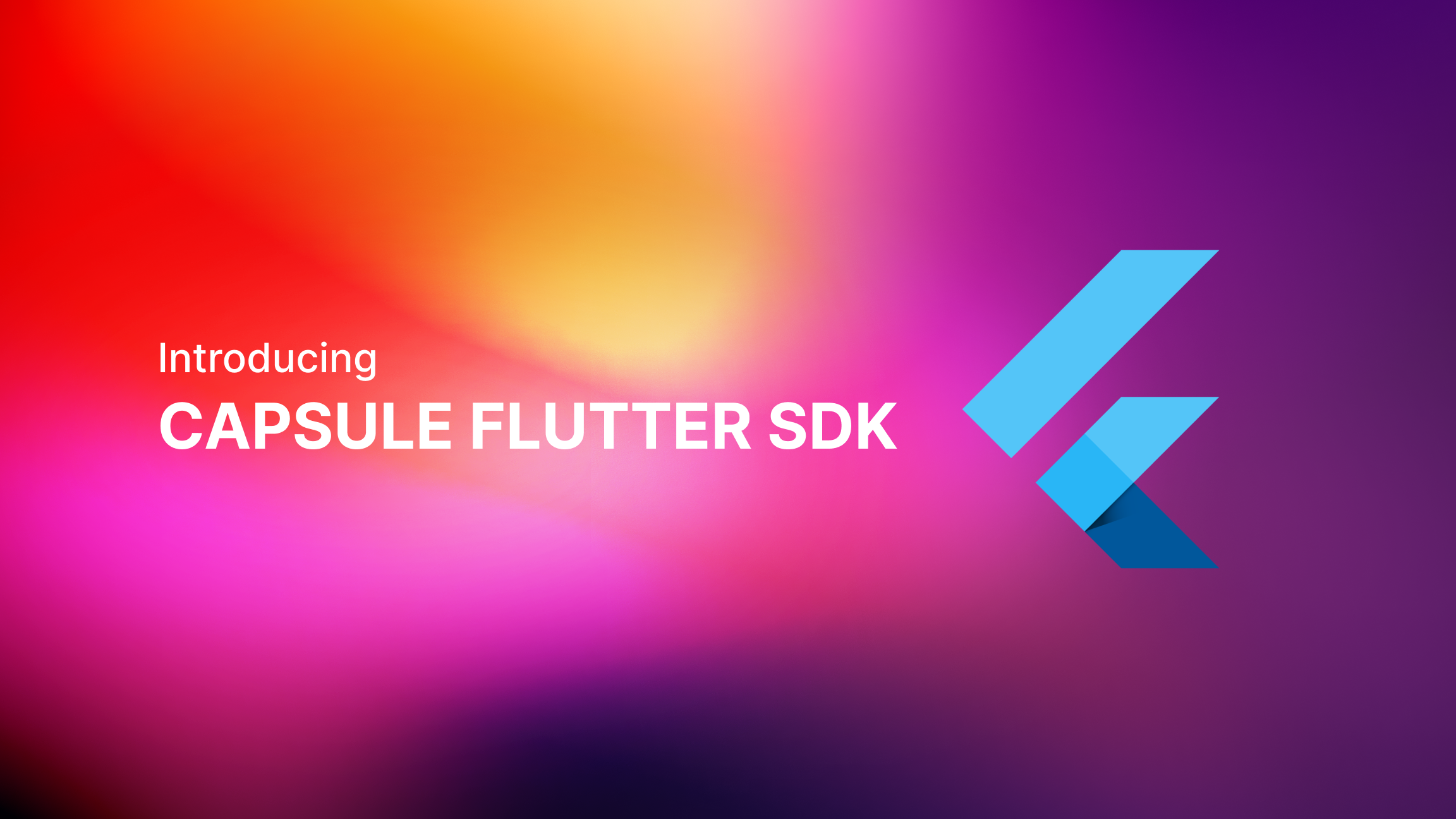 Introducing Capsule's Flutter SDK