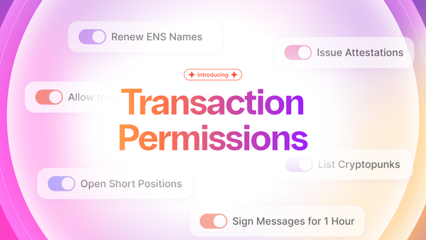 Introducing: Transaction Permissions